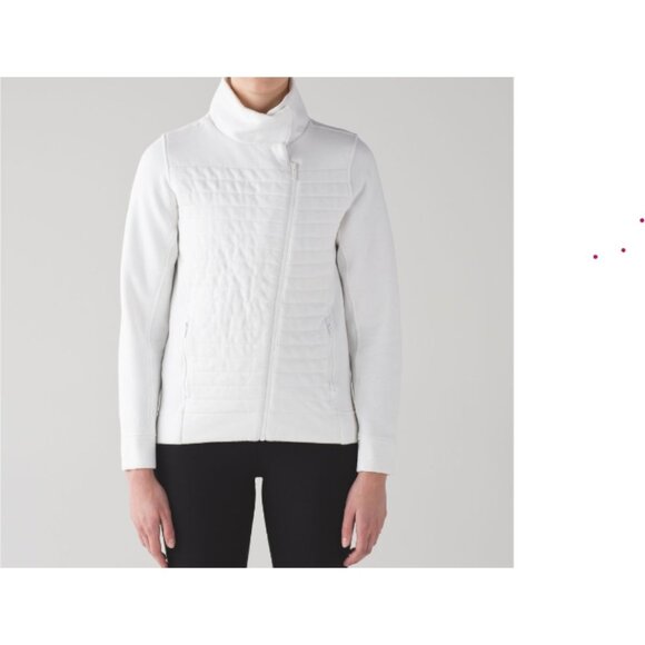 Lululemon Fleece Be True Jacket White - Picture 4 of 5